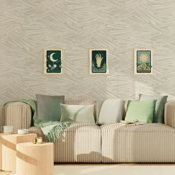 Fashion Papier peint intissé CLIFFORD coloris blanc crème - 4MURS Papiers Peints
