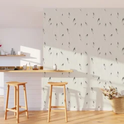 Discount Papier peint intissé DIANA coloris blanc - 4MURS Papiers Peints