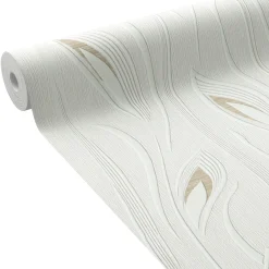 Hot Papier peint intissé DIANA coloris blanc - 4MURS Papiers Peints