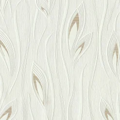 Hot Papier peint intissé DIANA coloris blanc - 4MURS Papiers Peints