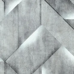New Papier peint intissé DOWNTOWN coloris gris béton - 4MURS Papiers Peints
