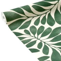 Sale Papier peint intissé EVELEEN coloris vert anglais - 4MURS Papiers Peints