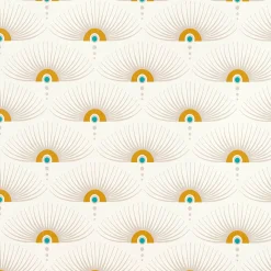 Clearance Papier peint intissé FELICIE coloris blanc - 4MURS Papiers Peints