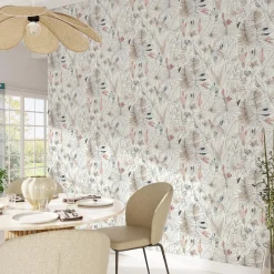 New Papier peint intissé FLAVIGNY coloris lin - 4MURS Papiers Peints