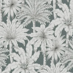 Online Papier peint intissé FLORENTINE PALM GARDEN vert céladon - 4MURS Papiers Peints