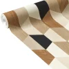 Online Papier peint intissé FREERIK coloris noir - 4MURS Papiers Peints