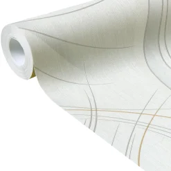 Best Papier peint intissé FRISSON coloris crème - 4MURS Papiers Peints