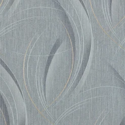 Hot Papier peint intissé FRISSON coloris gris métallisé - 4MURS Papiers Peints