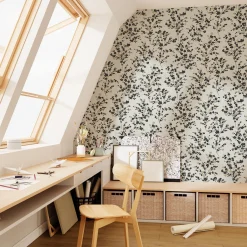 Clearance Papier peint intissé INAMI coloris noir et doré - 4MURS Papiers Peints