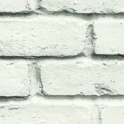 Outlet Papier peint intissé JEFFERSON coloris blanc - 4MURS Papiers Peints