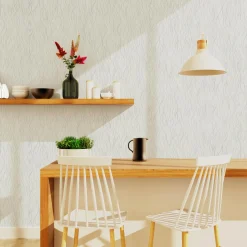 Sale Papier peint intissé JULIANA coloris blanc - 4MURS Papiers Peints