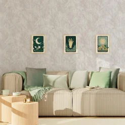 New Papier peint intissé LORELLA coloris blanc - 4MURS Papiers Peints