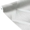 Sale Papier peint intissé LUXURY coloris gris perle - 4MURS Papiers Peints