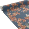 Best Papier peint intissé LYSIA coloris bleu foncé et rouge - 4MURS Papiers Peints