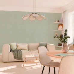 Hot Papier peint intissé MALYA coloris vert de gris - 4MURS Papiers Peints