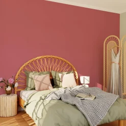 Hot Papier peint intissé MALYA coloris rose vif - 4MURS Papiers Peints