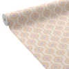 New Papier peint intissé MILIAS coloris rose orangé et mauve - 4MURS Papiers Peints