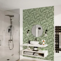 Outlet Papier peint intissé MILITARY coloris vert camouflage - 4MURS Papiers Peints