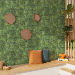 Clearance Papier peint intissé MOSS coloris vert mousse - 4MURS Papiers Peints