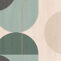 Clearance Papier peint intissé NAKILA coloris vert d'eau - 4MURS Papiers Peints
