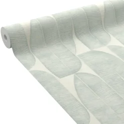 Hot Papier peint intissé ODDA coloris bleu aqua - 4MURS Papiers Peints