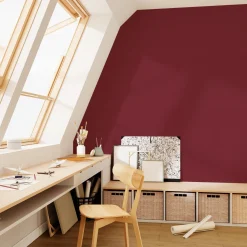 Online Papier peint intissé OPAL coloris marsala - 4MURS Papiers Peints