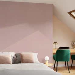 Sale Papier peint intissé PALAZZO coloris rose poudré - 4MURS Papiers Peints