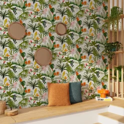 Outlet Papier peint intissé PARADISE coloris multicolore - 4MURS Papiers Peints