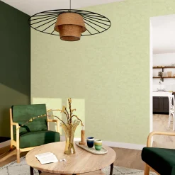 Best Papier peint intissé RAVENNE coloris vert amande - 4MURS Papiers Peints