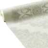 New Papier peint intissé ROSACE coloris blanc - 4MURS Papiers Peints