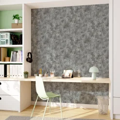 Best Papier peint intissé SEDNA coloris gris métallisé - 4MURS Papiers Peints