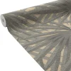 New Papier peint intissé SHAÏNA coloris gris chaud - 4MURS Papiers Peints