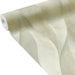 Sale Papier peint intissé SLAVA coloris doré - 4MURS Papiers Peints