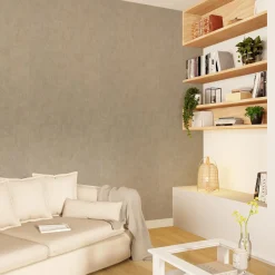 Hot Papier peint intissé SUBLIME coloris taupe - 4MURS Papiers Peints