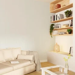 Hot Papier peint intissé SUBLIME coloris blanc or - 4MURS Papiers Peints