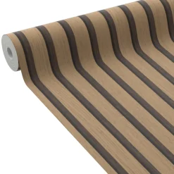 Hot Papier peint intissé TASSEAUX coloris bois clair - 4MURS Papiers Peints