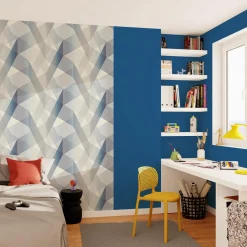 Sale Papier peint intissé WEBLINES coloris blanc - 4MURS Papiers Peints