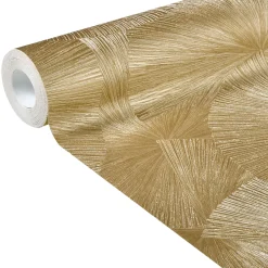 Discount Papier peint intissé YANG coloris or - 4MURS Papiers Peints