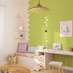 Hot Papier peint PANAMA coloris vert pistache - 4MURS Enfant Papiers Peints Enfant|Papiers Peints