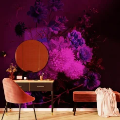 Hot Papier peint panoramique XL GRAPPOLO 300 x 270 cm violet - 4MURS Papiers Peints Panoramiques|Papiers Peints
