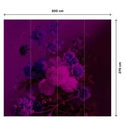 Hot Papier peint panoramique XL GRAPPOLO 300 x 270 cm violet - 4MURS Papiers Peints Panoramiques|Papiers Peints
