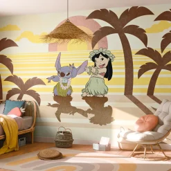 Clearance Papier peint panoramique XL LILO&STITCH 350 x 250 cm - 4MURS Enfant Décors Panoramiques Enfant|Papiers Peints Enfant