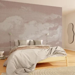 Clearance Papier peint panoramique XL NUBE 400 x 270 cm vieux rose - 4MURS Papiers Peints Panoramiques|Papiers Peints