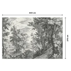 Clearance Papier peint panoramique XL FANCY FOREST 400 x 270 cm - 4MURS Papiers Peints Panoramiques|Papiers Peints