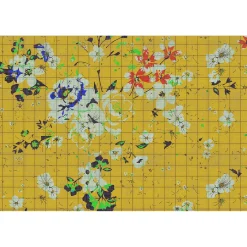 Fashion Papier peint panoramique XL FLAID 400 x 270 cm jaune bouton d'or Papiers Peints Panoramiques|Papiers Peints
