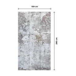 Clearance Papier peint panoramique L STRESSED BRICK 159 x 280 cm - 4MURS Papiers Peints Panoramiques|Papiers Peints