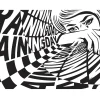 New Papier peint panoramique XL RAINING DAY X NAIRONE 360 x 270 cm noir Papiers Peints Panoramiques