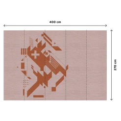Sale Papier peint panoramique XL JASPE 400 x 270 cm orange - 4MURS Papiers Peints Panoramiques|Papiers Peints