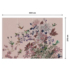 Clearance Papier peint panoramique XL COLIBRIA 400 x 270 cm - 4MURS Papiers Peints Panoramiques|Papiers Peints