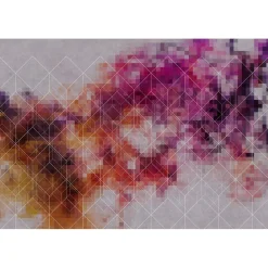 Online Papier peint panoramique XL PIXELCOLORS 400 x 270 cm rose fuchsia et orange sanguine Papiers Peints Panoramiques|Papiers Peints